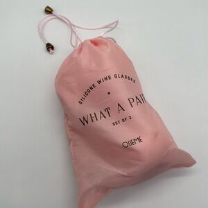 Odeme Silicone Wine Glasses (Set of 2) in Pink